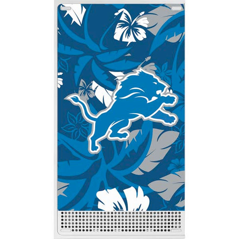NFL Detroit Lions Tropical Print Xbox Series S Console Skin